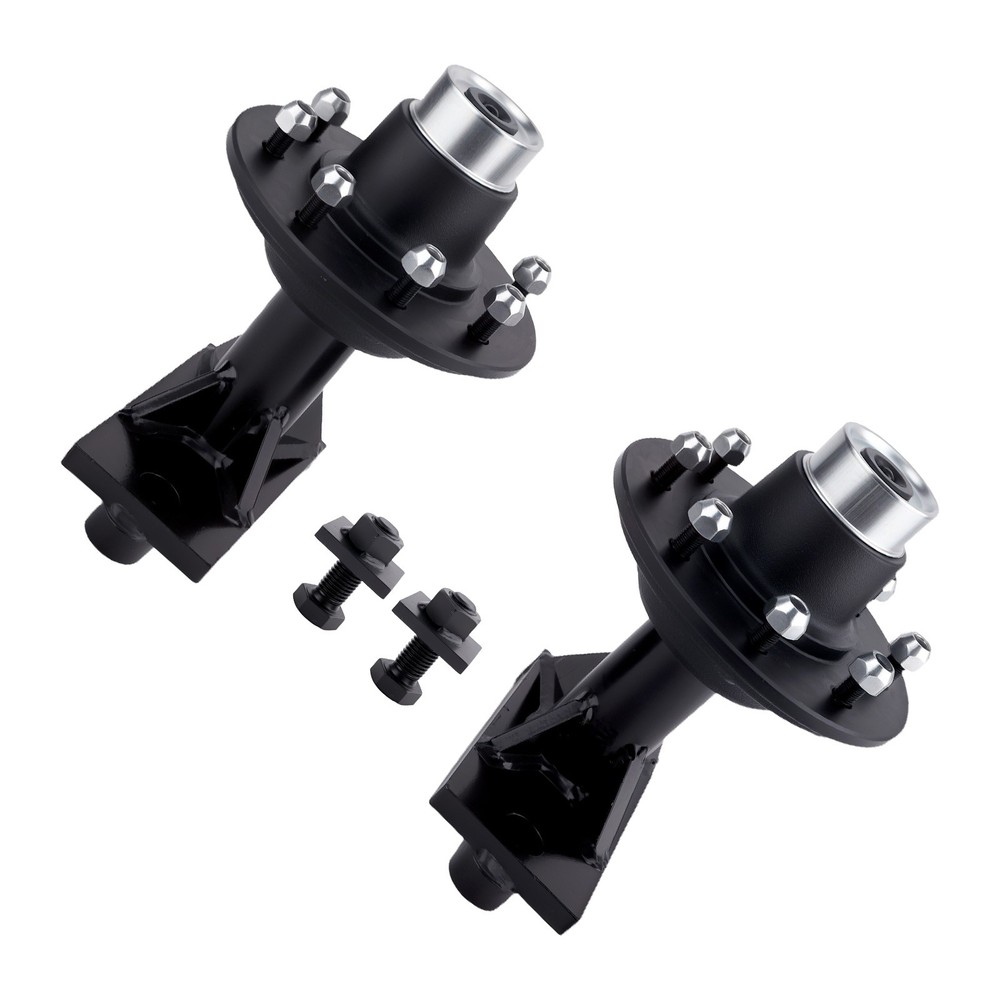 Superior Container Wheel Kit 8x6.5 Spindle Hub Assembly Bolt-On Design Pair