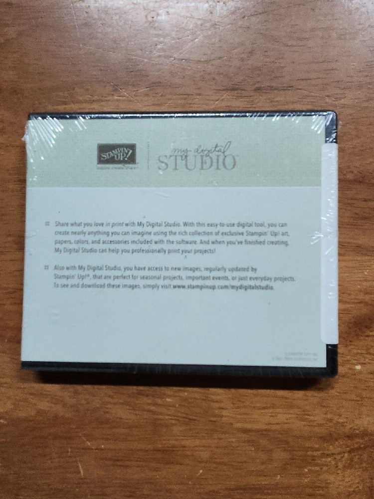 Stampin UP! My Digital Studio Design Software For PC Windows / Mac NEW