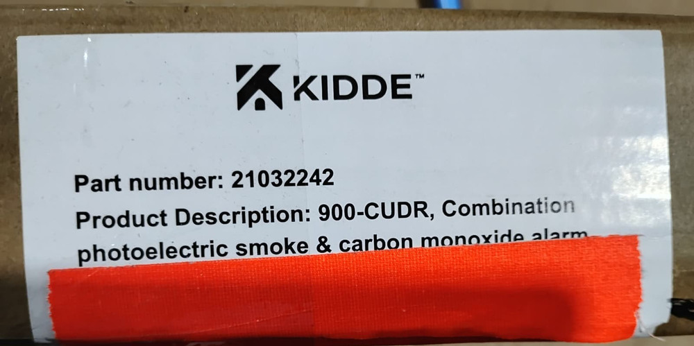 Kidde Smoke&Carbon Monoxide Detector,Battery Powered,LED Warning Light Indicator