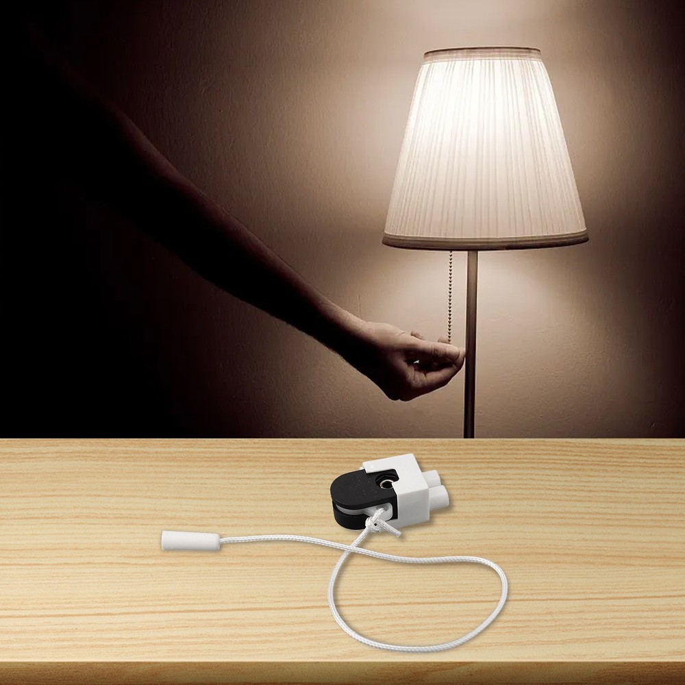 Effortlessly control your lighting with the pull cord switch for lamps