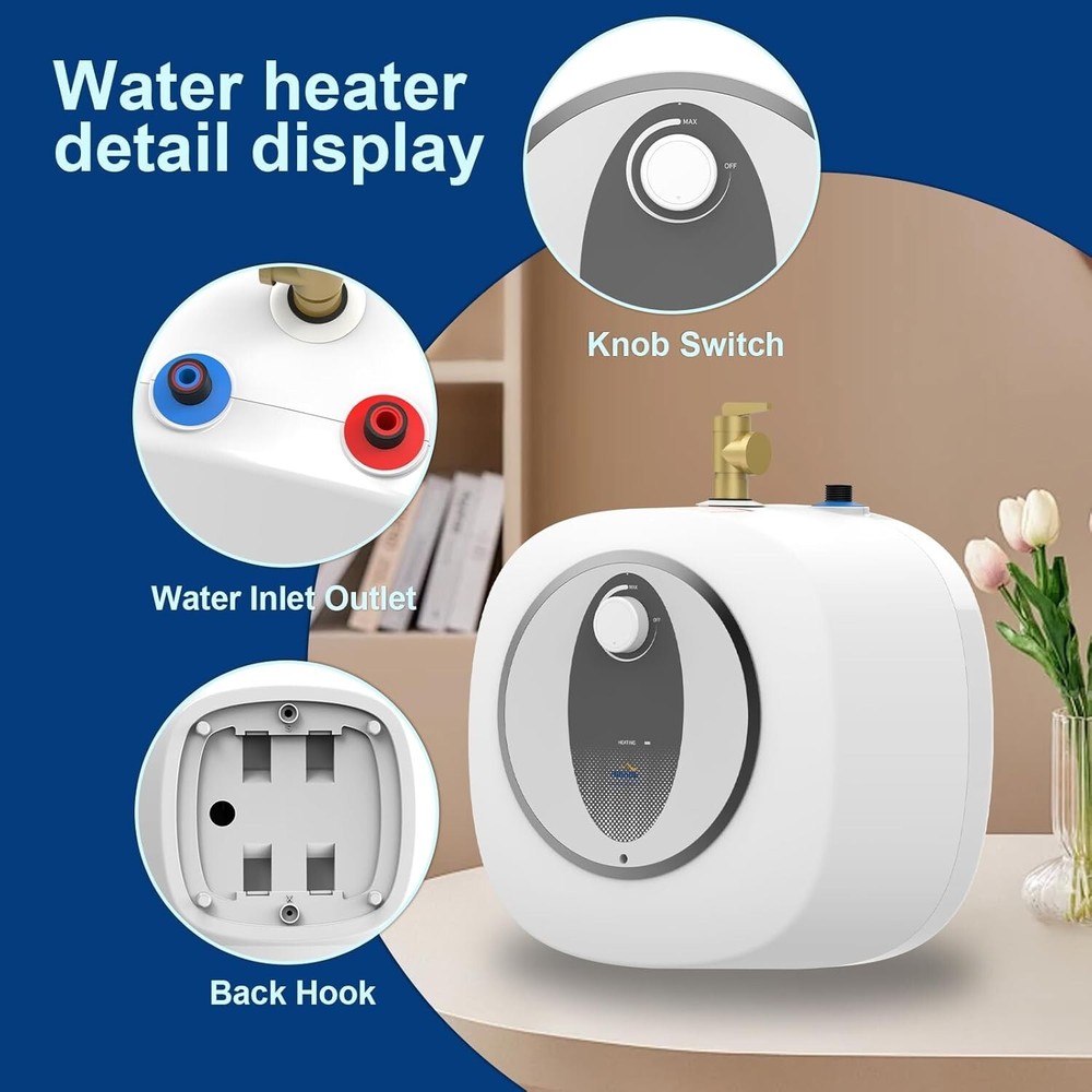 Electric Mini-Tank Water Heater - 2.5 Gallon Compact - 1440W - NIB