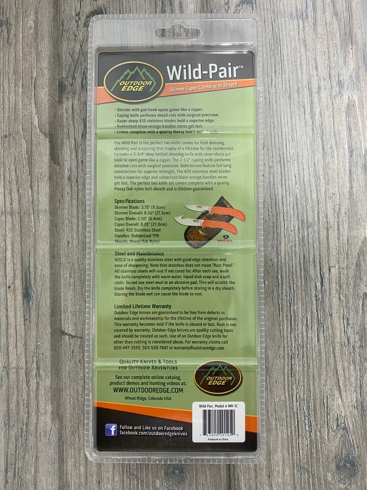 Outdoor Edge Wild Pair