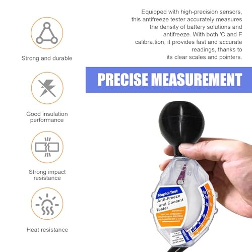 High Accuracy Dial Coolant Hydrometer Tester for Antifreeze