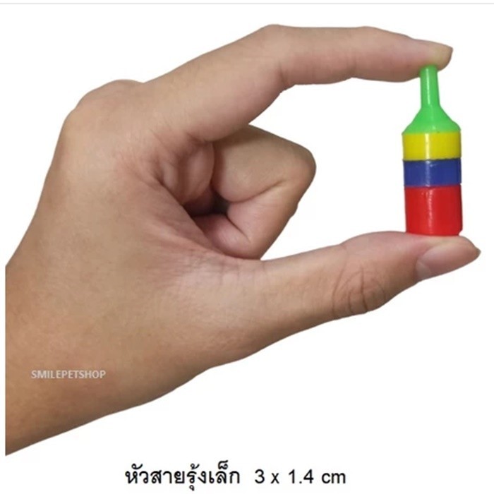 Rainbow color plastic air stone diffusion removable cleaning aquarium equipment