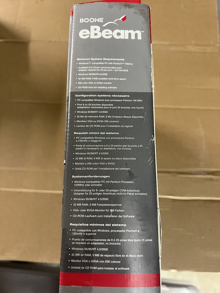 Boone Ebeam Digital Interactive Whiteboard System Projector