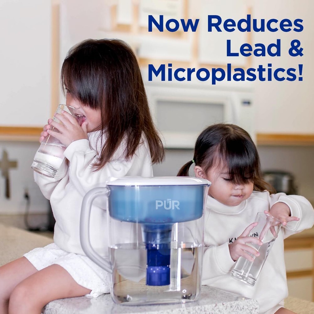 PUR PLUS 3 Count Water Filter Pitcher Replacement NSF Certified Lead Reduction