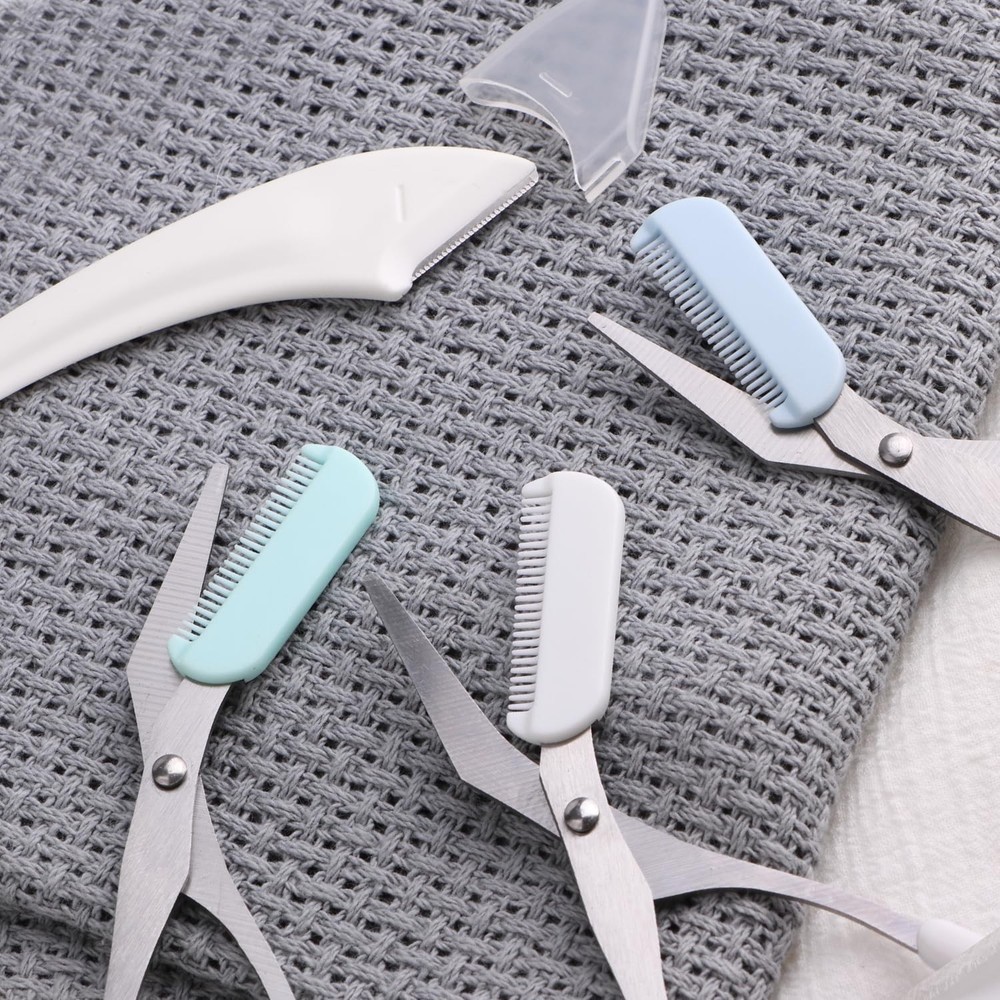 Eyebrow Scissors with Eyebrow , Profal Eyebrow Trimmer Scissors