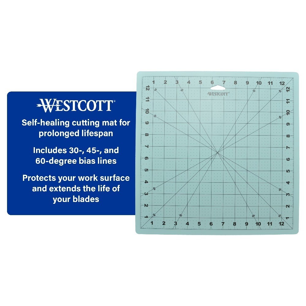 Self-Healing Double-Sided Craft Cutting Mat 12x12 Inches for Precision Work