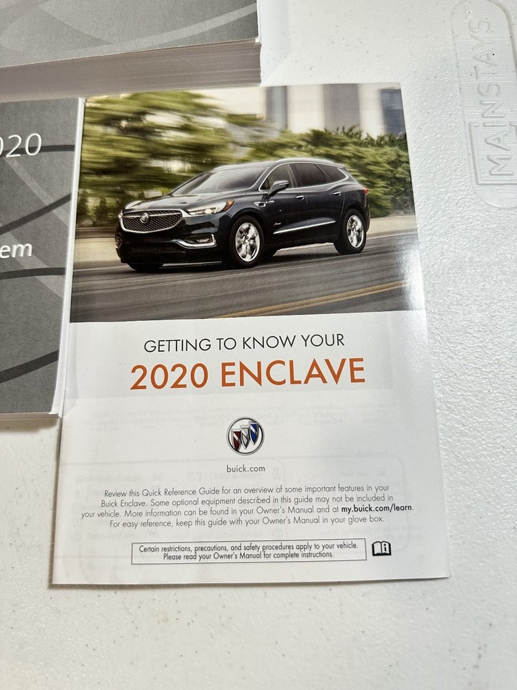 2020 Buick Enclave Owner's Manual