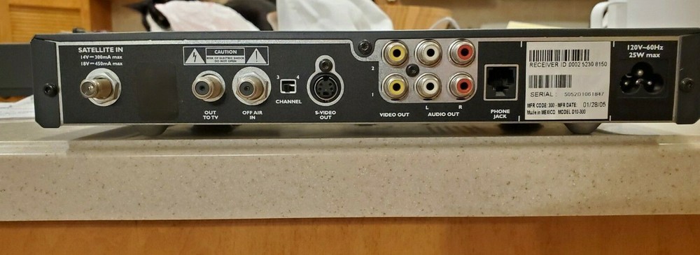 DirecTV Digital Satellite Receiver Model D10-300