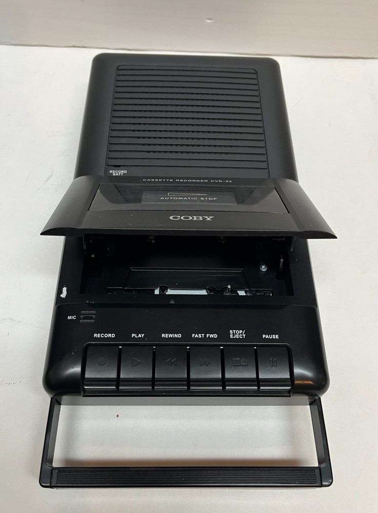 Coby CVR-22 Portable Cassette Recorder Tested Works