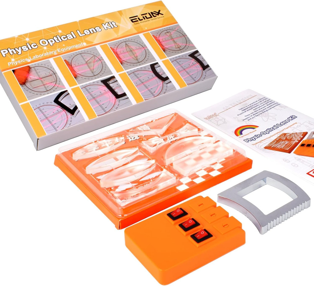 Physics Optical Experiment Set Multifunction Reflector Refraction Triangular Pri