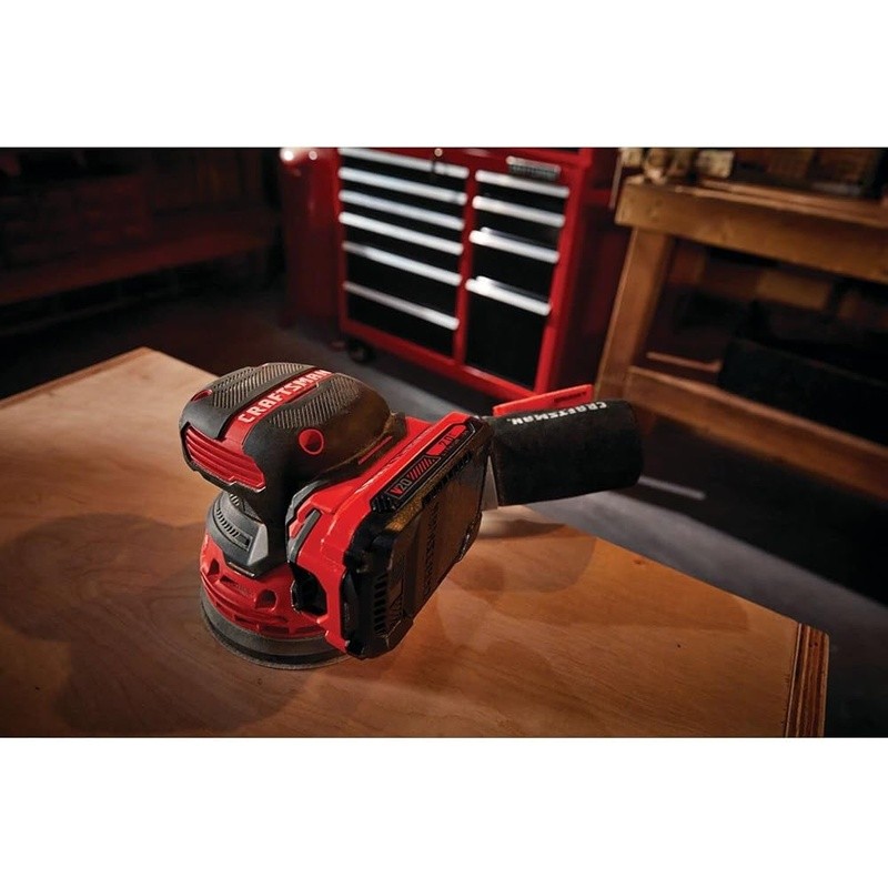 V20 Cordless Random Orbit Sander 12000 OPM Tool Only Dust Collection System New