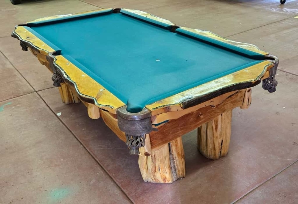 Turquoise Inlaid Pool Table