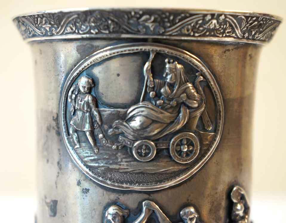 Antique Russian Silver Cup 1869