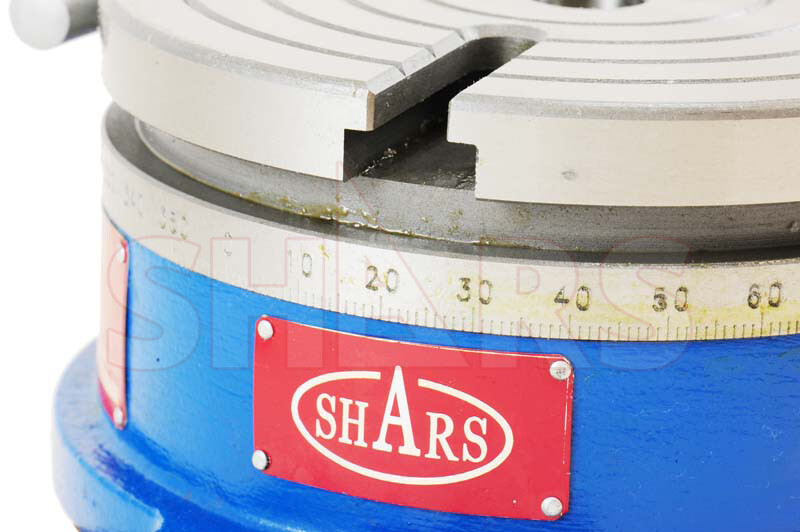 Shars 10'' High Quality Horizontal Vertical Rotary Table with Certification NEW}