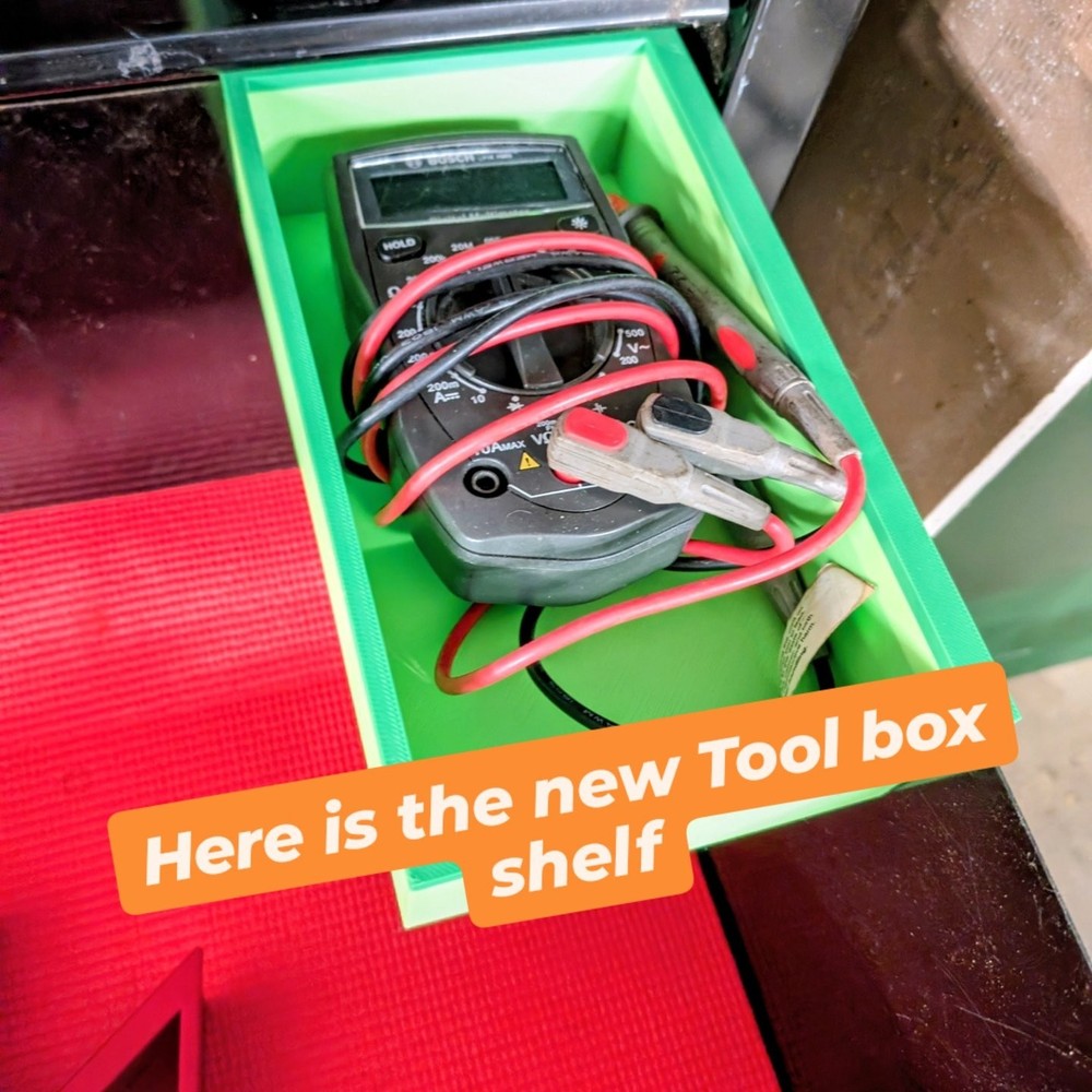 Slip On Tray For Tool Box Drawer