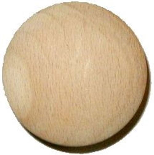 1-1/2" Beech Wide Base Wood Knob
