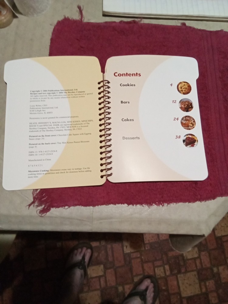 Hersheys Cocoa Recipe Collection,NOS