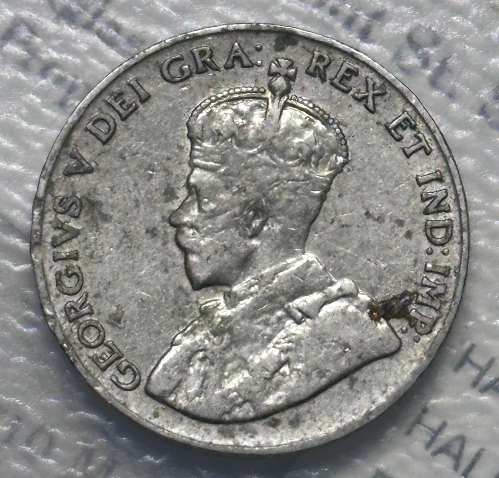 Canada 1929 5 Cent Nickel, KM29