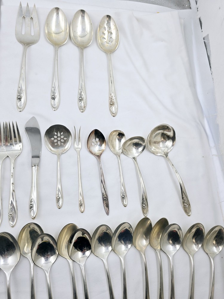 Towle Sterling Silver Flatware 2436g Without Knives BELOW MELT 60 pc