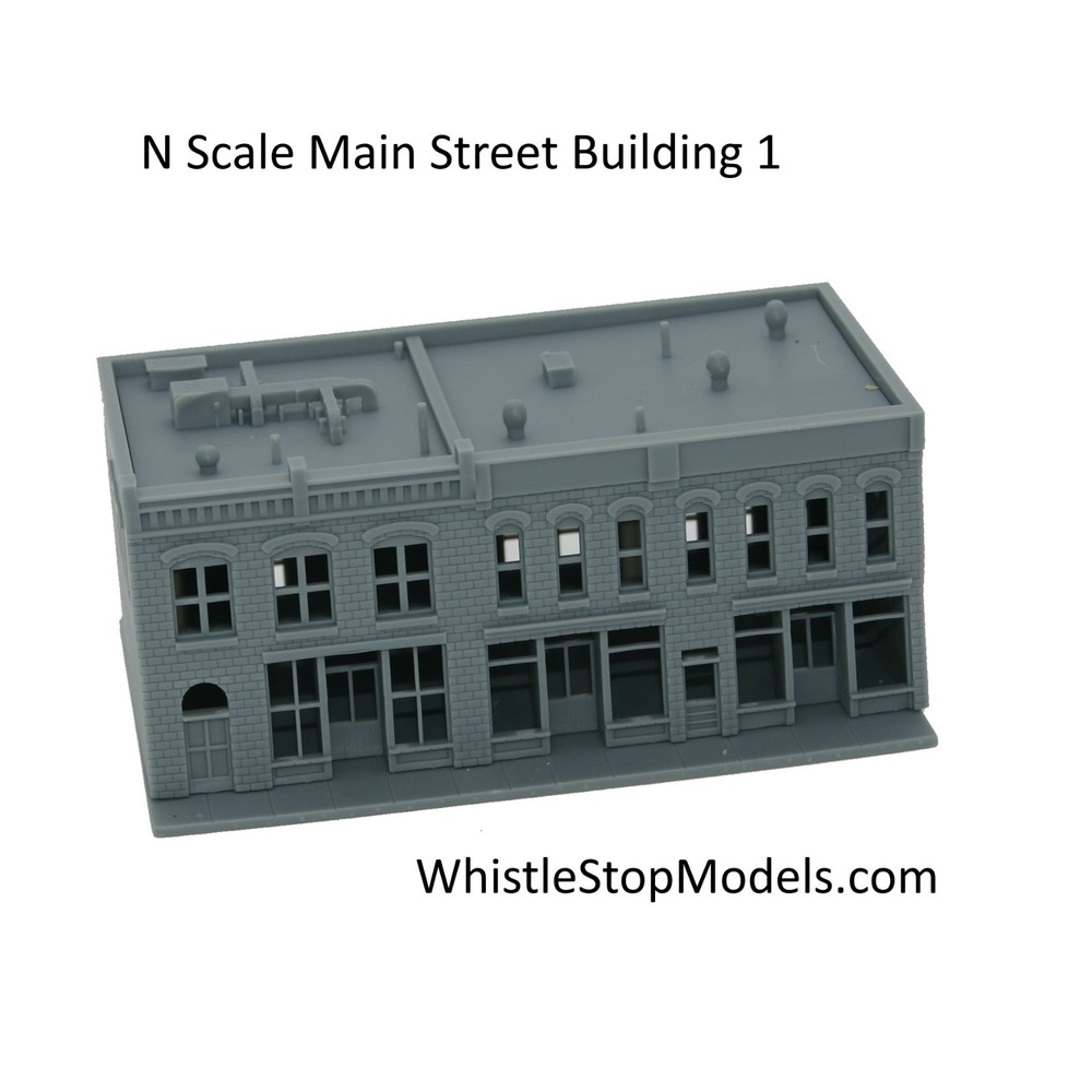 N Scale Main Street Building #1