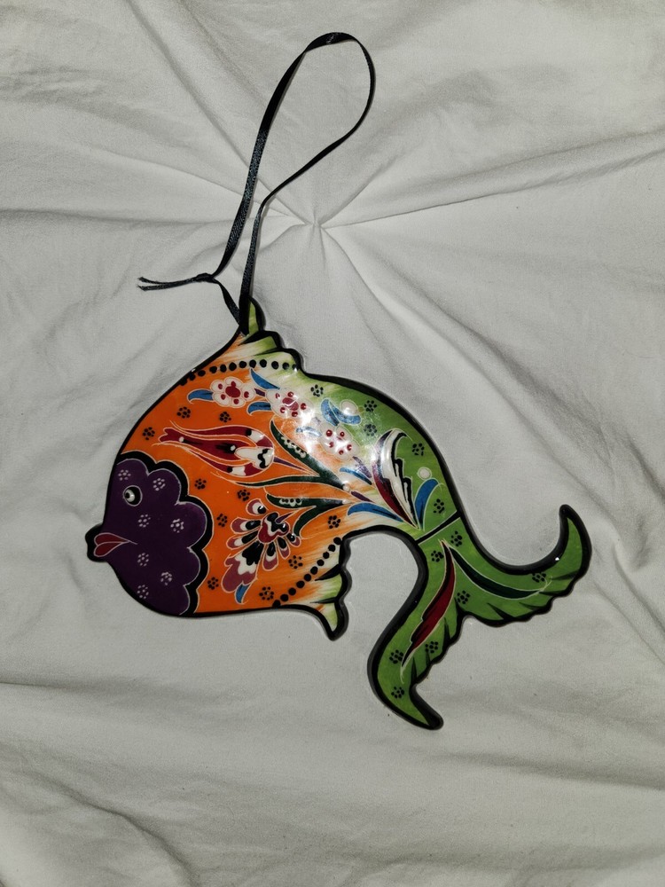 Kutahya Cini Fish Wall Hanging