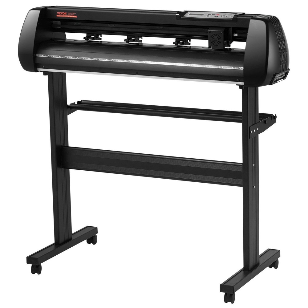 34in Bluetooth Cutting Plotter 400in/min Steel Roller & Adjustable Force