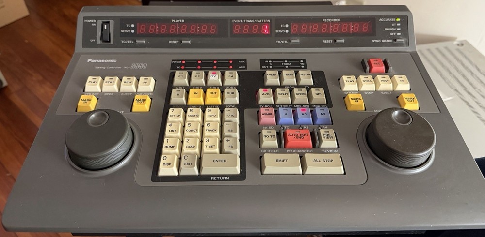 PANASONIC AG A850 DIGITAL DISPLAY MULTI EVENT Video EDITING CONTROLLER