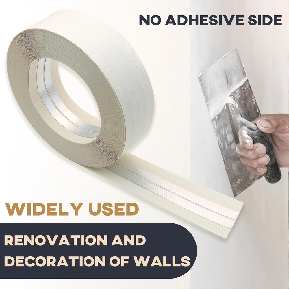 Drywall Corner Tape - 100 Ft Roll Reinforced Drywall Corner Bead, inside Corner