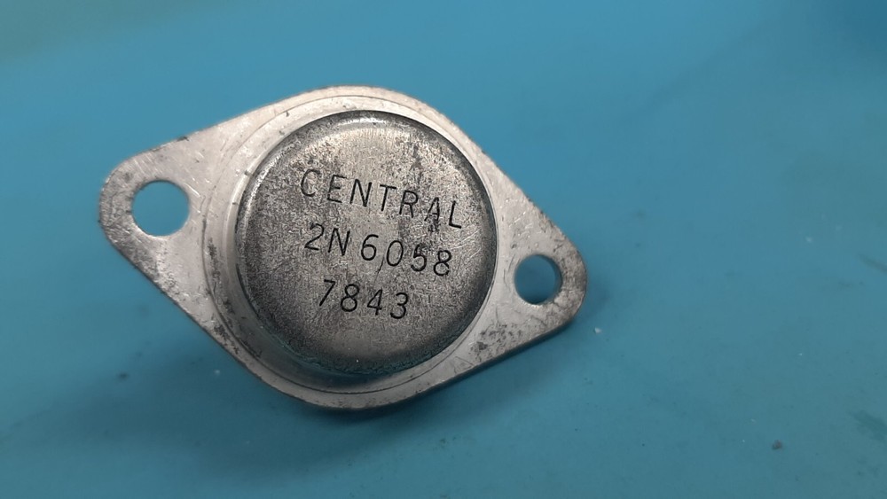 CENTRAL , 2N6058 TRANSISTOR CASE =T03