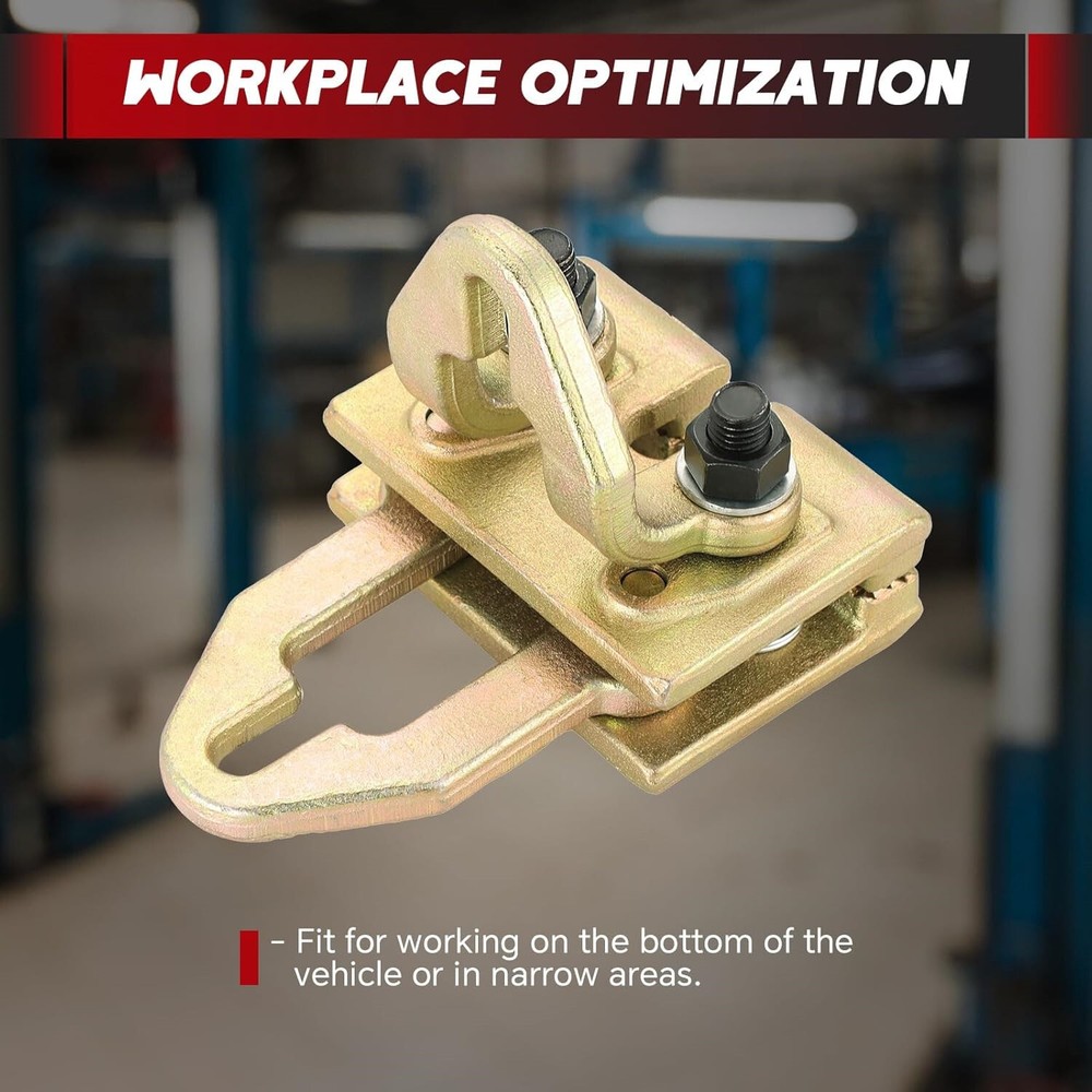 5T Heavy Duty Right Angle Clamp Auto Body Frame Pull Pulling Dent Repair Puller