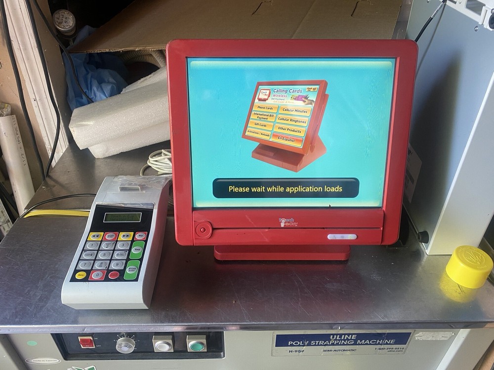 Blackstone Touch N Buy Machine + Key Pad  W/ Windows XP Program Works Tested