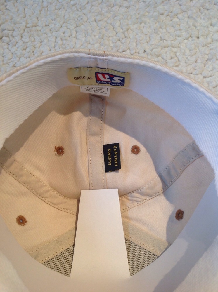US Snowboarding Beige Baseball Cap