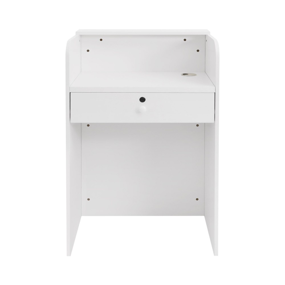 Modern LED Reception Front Desk Checkout Reception Counter with Lockable Drawer
