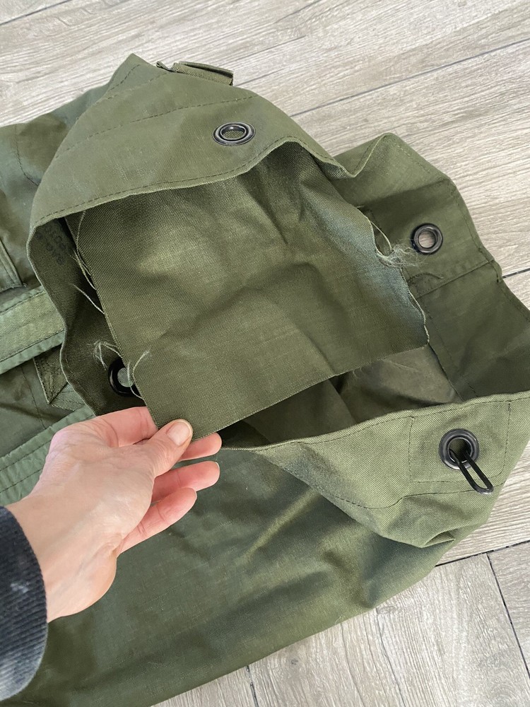 Vintage Authentic US Army issue Duffle Bag as shown