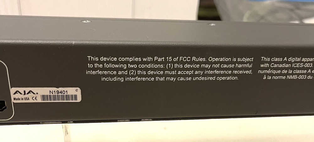 AJA KLHi-Box 102776 External Breakout Box