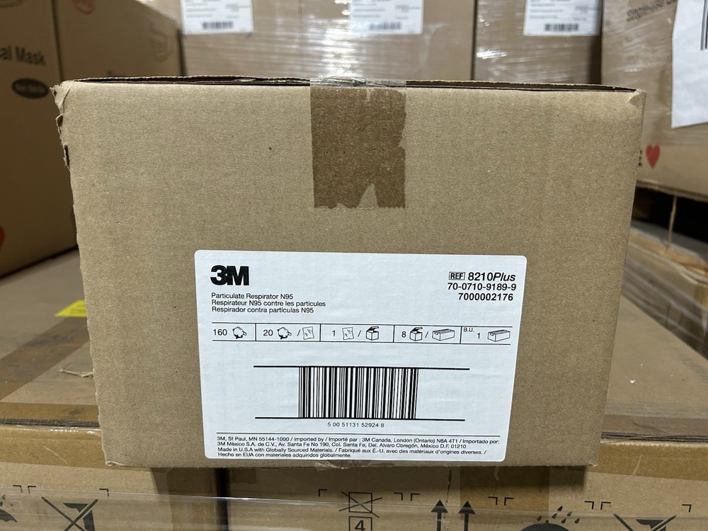 8210 Plus 3M N95 160 Count Case