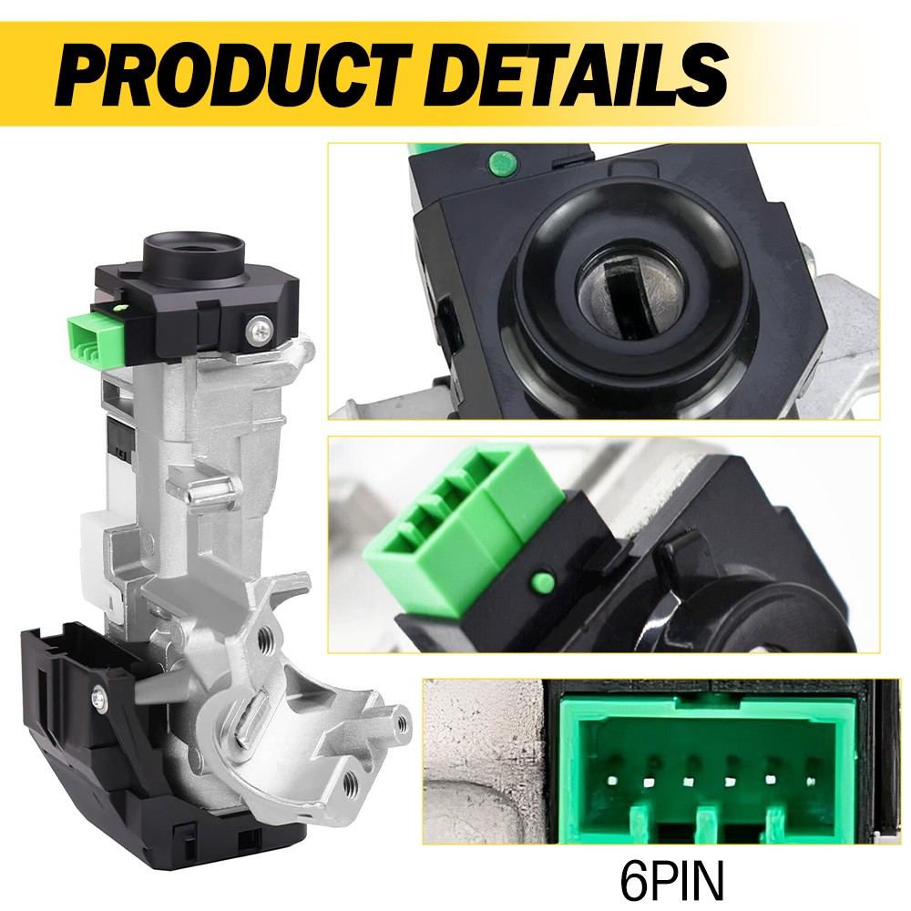 Ignition Switch Lock Cylinder Assembly For Honda 2006-2011 Civic