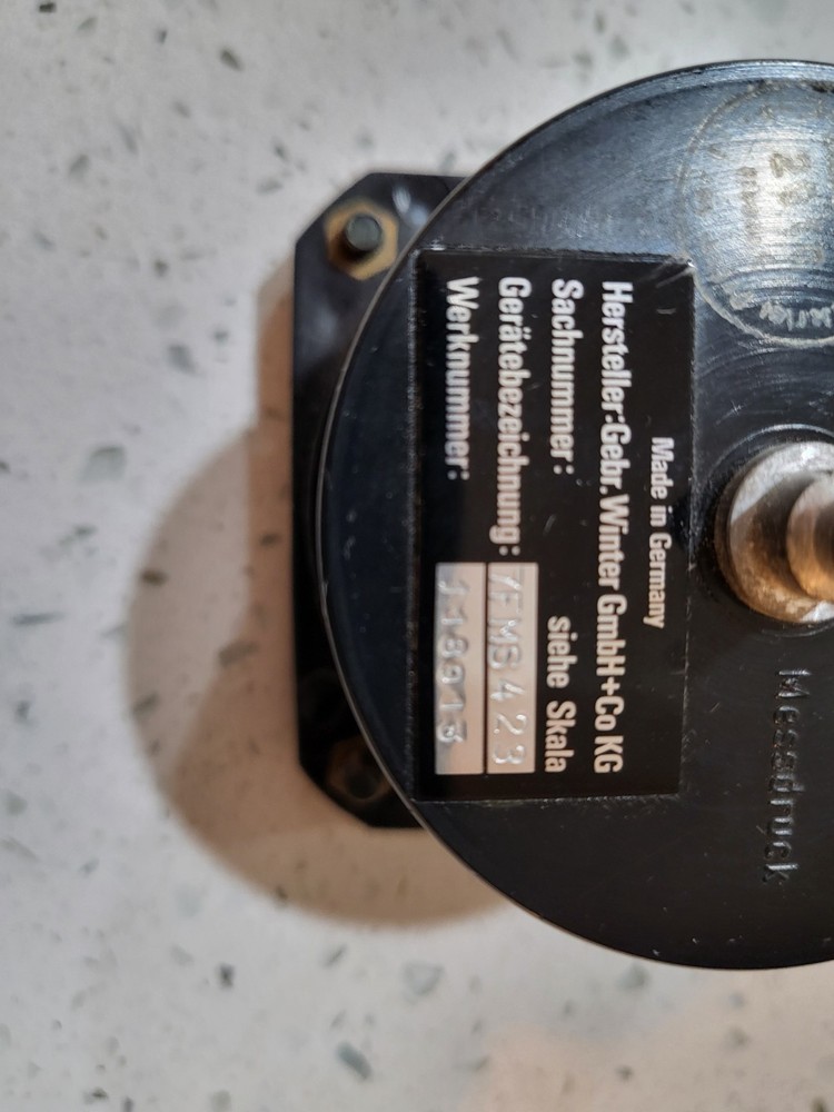 WINTER 7FMS423 AIRSPEED INDICATOR