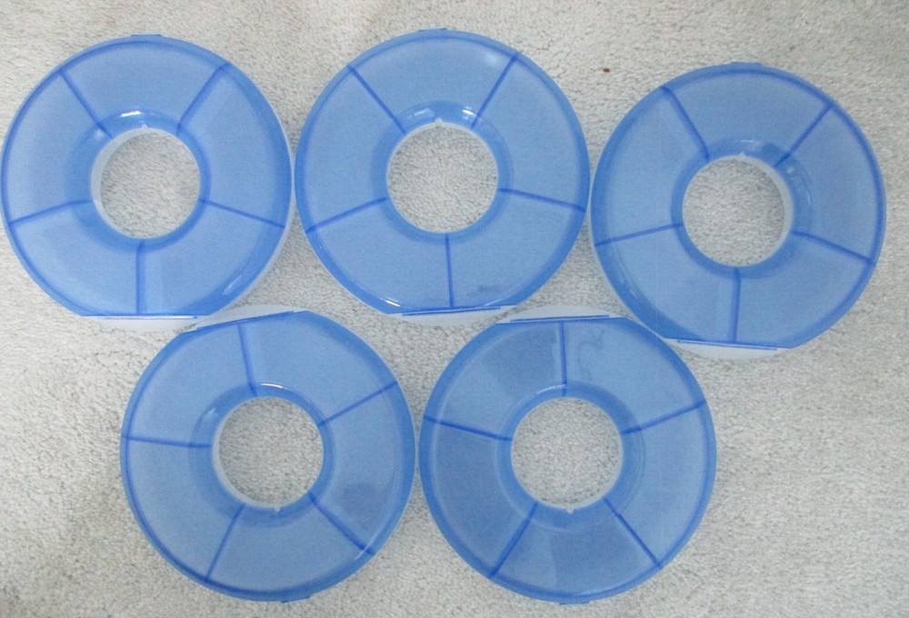 Scrapper Stacker Craft Buttons Storage Container Round 5 Layer 25 Section Handle