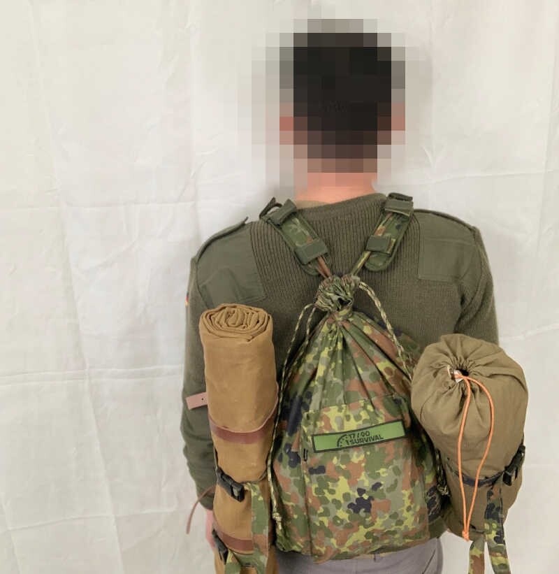 Modernized Soviet Bag/Veshmeshok/Backpack/Haversack/Ripstop/Waterproof/Flecktarn