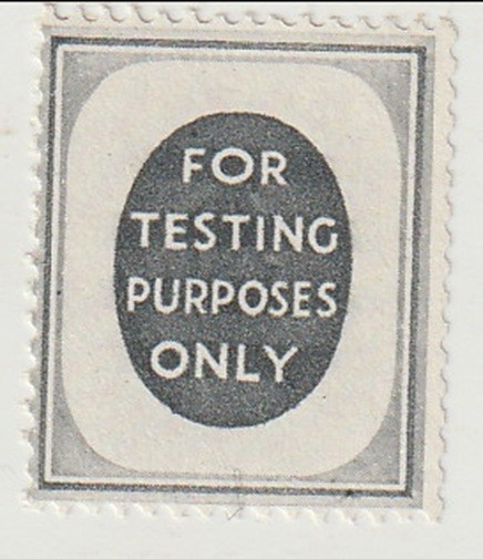 Great Britain - Coil tester stamp(M)(1)