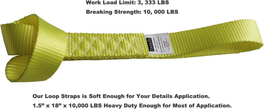 Soft Loop Tie down Straps (4PK) Heavy Duty Motorcycle Tie down Straps Loop Strap