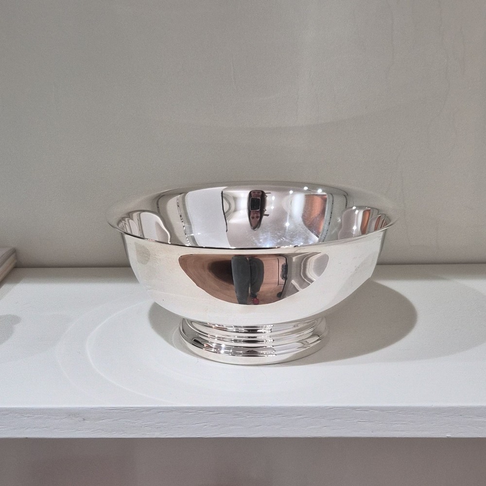 Gorham Silverplate Bowl Silver-Plated Decorative Serving Bowl