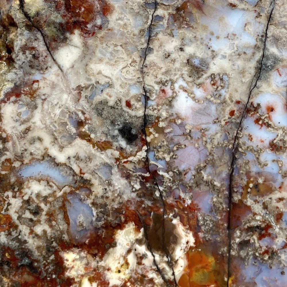 One Of A Kind Lighting Agate Slab 4.14 Oz