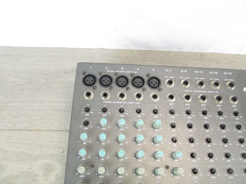 Samson Technologies MPL1502 15 Channel Stereo Mixer **READ**