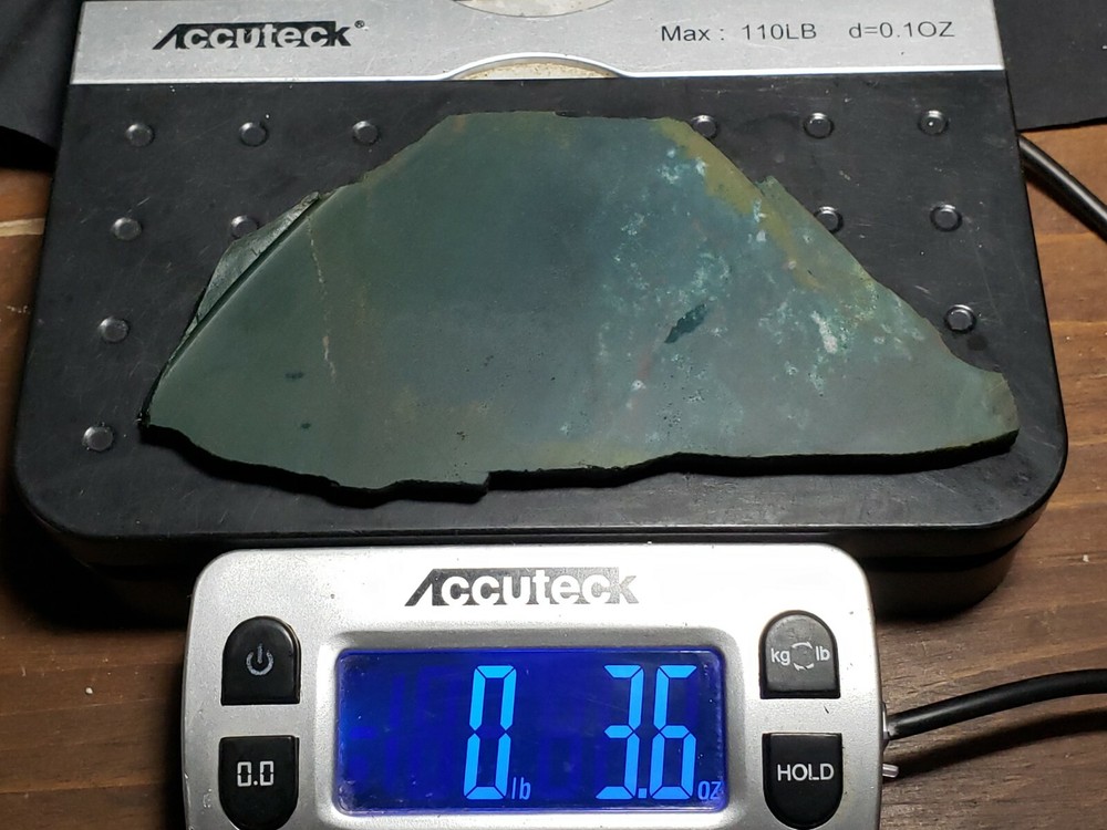 Bloodstone Jasper rough slab (3.6 oz.)