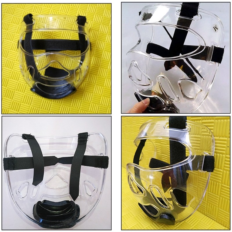Taekwondo Face Shield Protective Mask Head Protector for Boxing Training