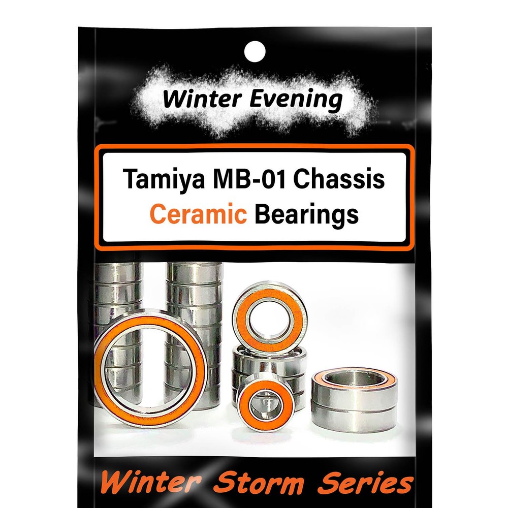 Tamiya MB-01 Chassis | Stainless + Ceramic Bearing Kit
